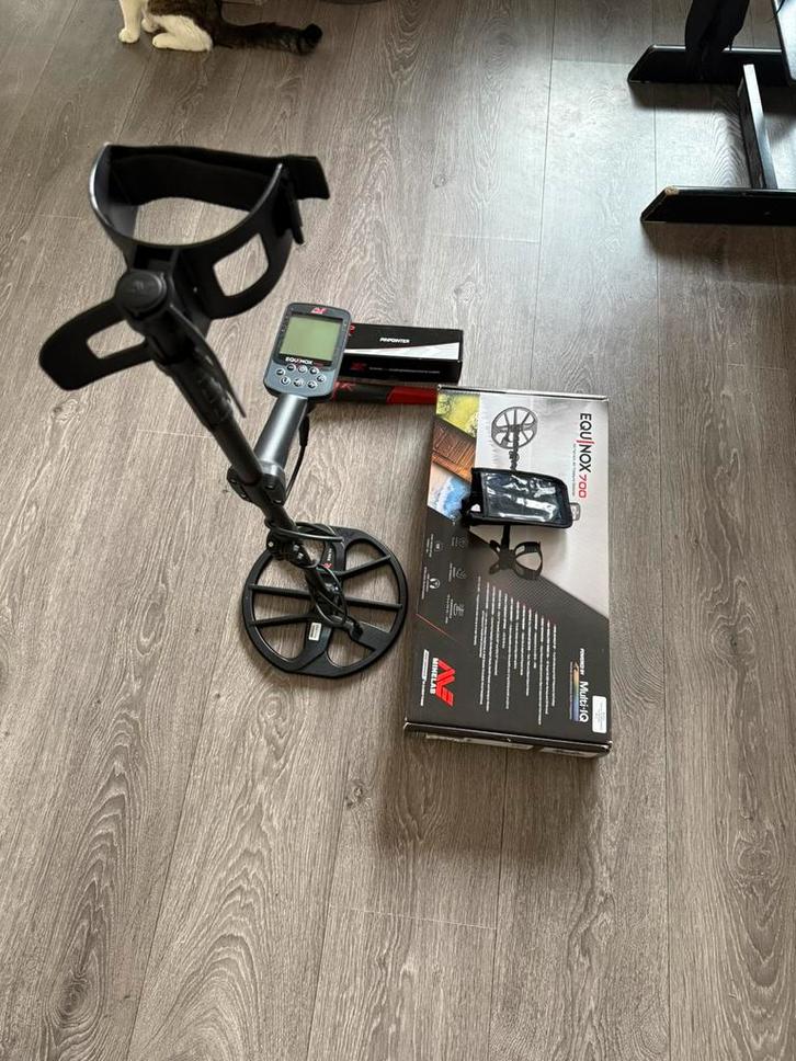 Minelab equinox 700 incl xp mi4, Hobby en Vrije tijd, Metaaldetectors, Zo goed als nieuw, Minelab, Ophalen of Verzenden