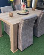 GratisTafel met 4 stoelen, Ophalen, Gebruikt, 50 tot 100 cm, 150 tot 200 cm