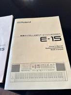 gebruiksaanwijzing Roland E 15, Muziek en Instrumenten, Keyboards, Ophalen of Verzenden, Nieuw, Roland