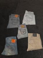 Partij 5 Gedragen Levi's Jeans - Verschillende Maten, Ophalen of Verzenden, Gedragen, Blauw, Overige jeansmaten