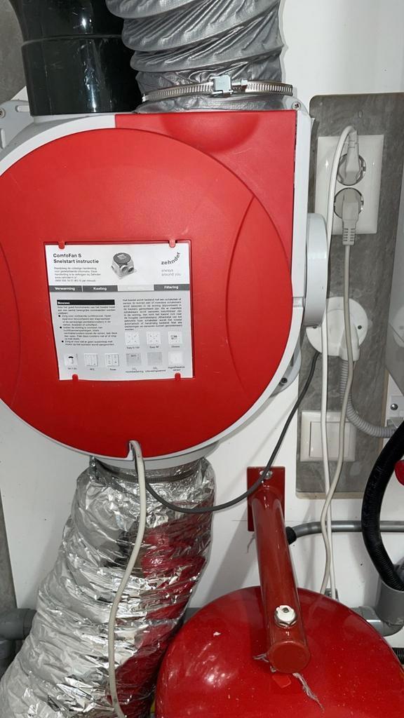 Zehnder Comfofan S RF mechanische ventilatie, ventilatiebox, Doe-het-zelf en Verbouw, Ventilatie en Afzuiging, Zo goed als nieuw