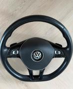 VW Golf 7.5 Tiguan Passat Polo Sportstuur + Airbag Flippers, Auto-onderdelen, Besturing, Ophalen of Verzenden, Gebruikt, Volkswagen
