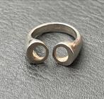 Zilveren fantasie ring, 18 tot 19, Gebruikt, Ophalen of Verzenden, Dame