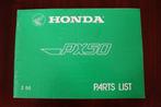 Honda PX50 1980-1982 parts list onderdelen boek, Ophalen of Verzenden, Gebruikt