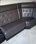 Eetbank hoek, Huis en Inrichting, Stoelen, Ophalen, Gebruikt, Zwart, Drie