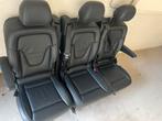 Mercedes V-Klasse Stoelen - Zwart Leder, Auto-onderdelen, Interieur en Bekleding, Ophalen of Verzenden, Gebruikt, Mercedes-Benz