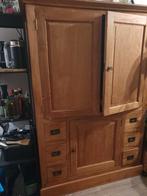 Mooie Teakhouten Kast - Stevig en Duurzaam, Ophalen, Gebruikt, 50 tot 75 cm, Met deur(en)