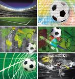 Voetbal behang fotobehang VOORRAAD OPRUIMING *Muurdeco4kids, Kinderen en Baby's, Kinderkamer | Inrichting en Decoratie, Verzenden