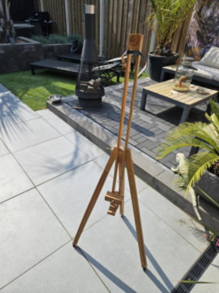 Kunstenaars schildersezel van beukenhout van het merk Vang, Hobby en Vrije tijd, Schilderen, Zo goed als nieuw, Ezel, Ophalen of Verzenden