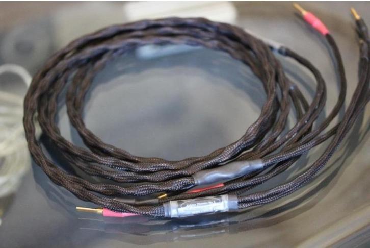 Jorma Design luidsprekerkabel No. 3 (2x2.5m with banana ), Audio, Tv en Foto, Audiokabels en Televisiekabels, Zo goed als nieuw