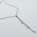 Ketting met 3 balletjes - LH.P02.14/?, Verzenden, Gebruikt, Zilver, Overige materialen