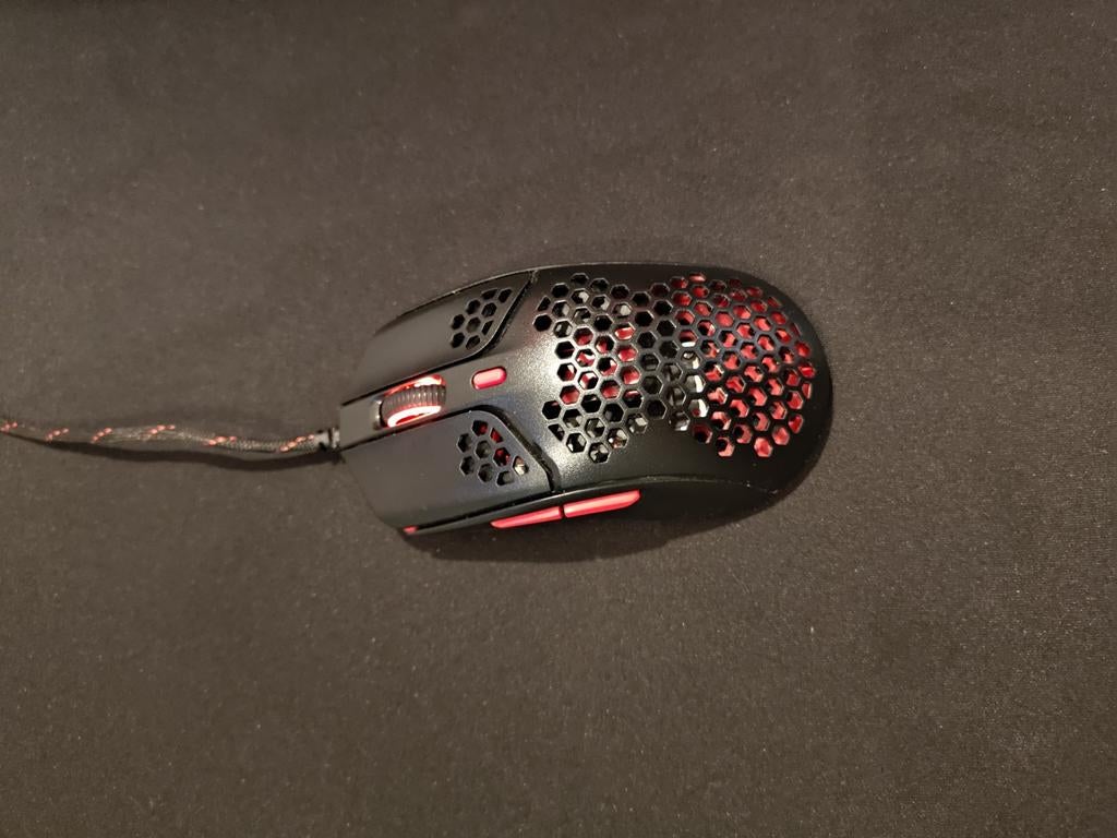 HyperX Pulsefire Haste - Ultra Lightweight Gaming Mouse, Ophalen, Rechtshandig, Gebruikt, Gaming muis