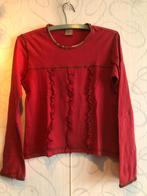 Rood Oilily shirt met roezels S, Gebruikt, Meisje, Oilily, Ophalen of Verzenden