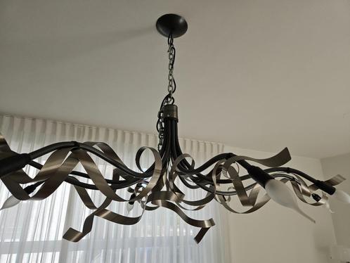 Jacco Maris Ruban Plié Ovale hanglamp 8-lichts ovaal (rvs), Huis en Inrichting, Lampen | Hanglampen, Zo goed als nieuw, 75 cm of meer