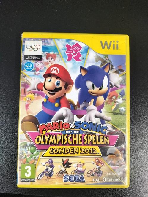 Mario & Sonic Olympische Spelen Londen 2012 - Wii, Spelcomputers en Games, Games | Nintendo Wii, Gebruikt, Sport, 3 spelers of meer