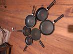 6 delige Tefal pannenset gasfornuis, Ophalen of Verzenden, Gebruikt, Rvs, Pannenset