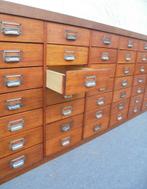 Ladekast papierkast apothekerskast toonbank schoolkast, Ophalen of Verzenden