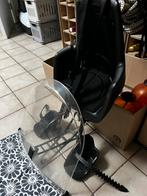 Bobike Fietsstoel met Windscherm & Adapter, Ophalen, Gebruikt, Voetsteuntjes, Voorzitje