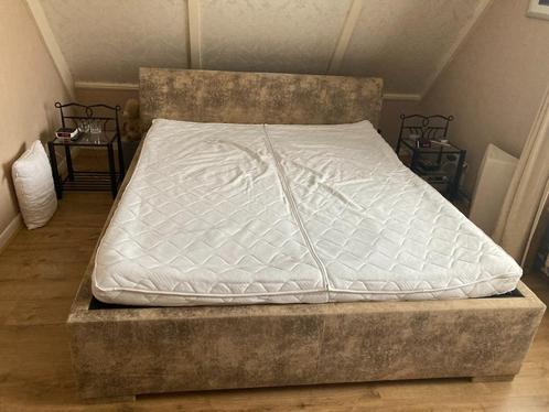 Waterbed (220x180) + Ombouw, Huis en Inrichting, Slaapkamer | Waterbedden, Gebruikt, Duo-systeem, 180 cm, 220 cm, Tweepersoons