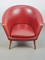 Vintage fauteuil cocktail club chair mid century 1960 Deens, Ophalen, Vintage mid century, N, Minder dan 75 cm