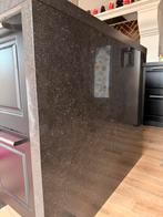 Composiet Zijwanden voor kookeiland (glans), Ophalen, Gebruikt, 100 tot 150 cm, Zwart