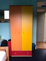 Kleurrijke kledingkast, Huis en Inrichting, Kasten | Kledingkasten, 50 tot 100 cm, 150 tot 200 cm, Gebruikt, Met hangruimte