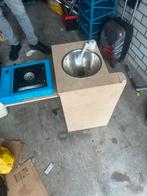 Compact Camper Keuken Blok met Wastafel en Kookplaat, Ophalen of Verzenden, Gebruikt