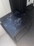 Metal tafeltje, Huis en Inrichting, Tafels | Bijzettafels, Ophalen, Zo goed als nieuw, Rond