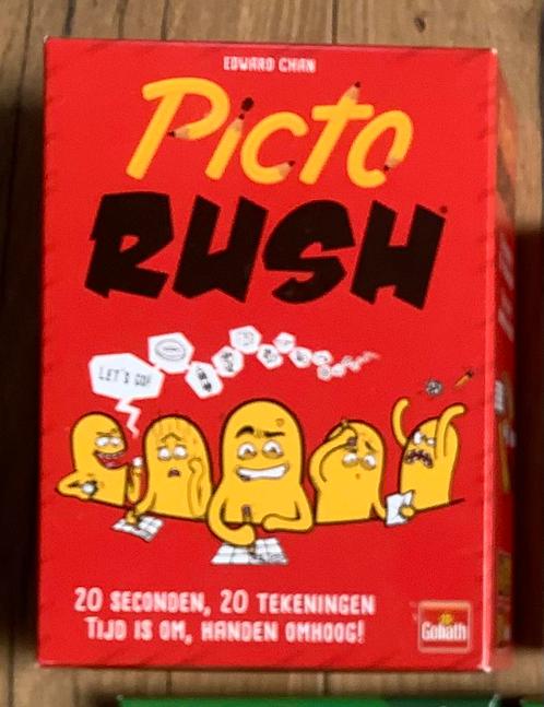 Nieuw: Goliath Picto Rush - Kaartspel - Tekenspel, Hobby en Vrije tijd, Gezelschapsspellen | Kaartspellen, Nieuw, Ophalen