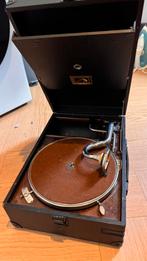 His masters voice 101 koffer grammofoon, Antiek en Kunst, Antiek | Tv's en Audio, Ophalen of Verzenden