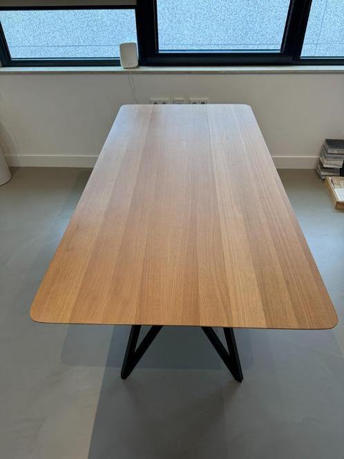 Studio Henk design eettafel 180x90 cm met Butterfly poot, Huis en Inrichting, Tafels | Eettafels, Zo goed als nieuw, 50 tot 100 cm