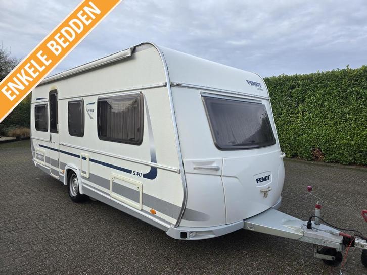 Fendt Platin 540 TG Dakairco Zakluifel Mover, Caravans en Kamperen, Caravans, Bedrijf, tot en met 4, 1250 - 1500 kg, Rondzit, Fendt
