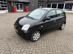 Kia Picanto 1.1 AUT 2004 Zwart, Auto's, Kia, 4 cilinders, 4 stoelen, Zwart, Origineel Nederlands