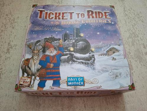 Mooi spel TICKET to RIDE the Nordic countries, Hobby en Vrije tijd, Gezelschapsspellen | Bordspellen, Zo goed als nieuw, Een of twee spelers