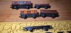 NS goederen wagons 3x en 2x DB wagons ik meen van Roco., Gelijkstroom, Wagon, Ophalen of Verzenden, Roco