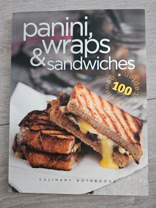 Culinary Notebooks Panini's, wraps & sandwiches, Boeken, Kookboeken, Nieuw, Ophalen of Verzenden