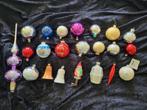 22x oude retro kerstballen, Diversen, Kerst, Ophalen of Verzenden, Gebruikt