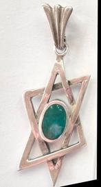 Zilveren 925 Davidster met ketting, Ophalen of Verzenden, Zo goed als nieuw, Zilver, Overige voorstellingen