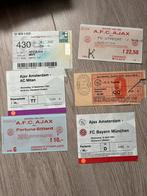 Oude wedstrijdkaartjes Ajax, Ophalen of Verzenden, Gebruikt, Ajax