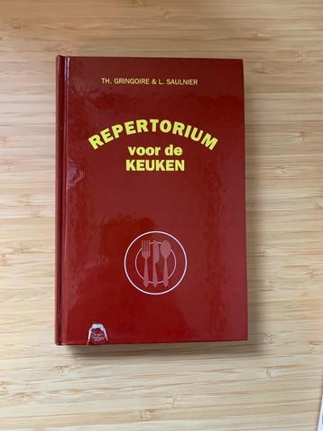 Repertorium voor de keuken Th. Gringoire L. Saulnier beschikbaar voor biedingen