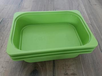 3 x opbergvak Ikea groen voor trofast kast beschikbaar voor biedingen