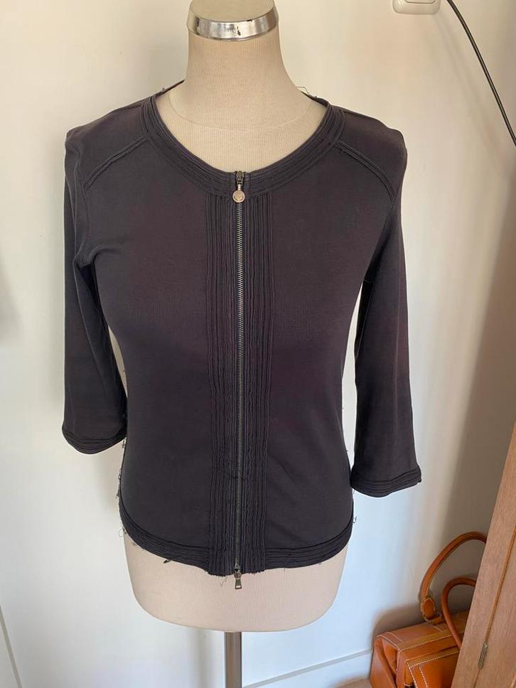 Marc Cain sportJasje Maat S donkerblauw, Kleding | Dames, Jasjes, Kostuums en Pakken, Zo goed als nieuw, Jasje, Maat 36 (S), Blauw