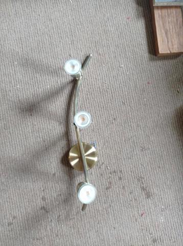 Goudkleurige spotjesbalk - Zo goed als nieuw! beschikbaar voor biedingen