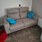 Te koop taupe bank, Ophalen, Gebruikt