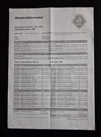 Amateur. Wedstrijd Jong Almere-Kon. HFC 3-5-2025., Ophalen of Verzenden, Gebruikt, Overige binnenlandse clubs, Poster, Plaatje of Sticker