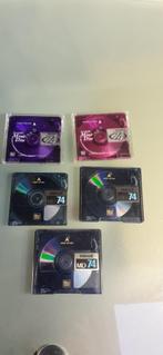 5x  minidics maxell 74 color, Minidisc-speler, Ophalen of Verzenden