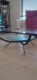 Glazen salontafel te koop., Ophalen of Verzenden