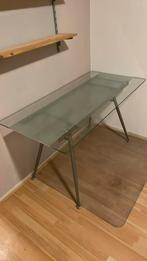 Glazen bureau, Ophalen of Verzenden, Gebruikt, Bureau