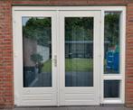 Hardhouten pui openslaande deuren (B x H: 246 x 220cm), Ophalen, Deurkozijn, 225 cm of meer, Zo goed als nieuw