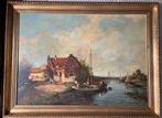 Schilderij G. Keller 1977 (op paneel), Antiek en Kunst, Ophalen